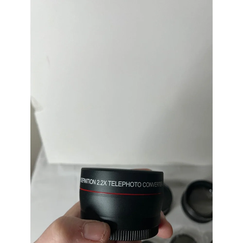 Vivitar HD4 MC AF High Definition Telephoto Wide Angle Lens Converter Filter Lot